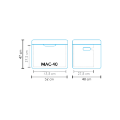 Mestic MAC-40 3 Way Camping Fridge -Camping Sales Store 100 1503620