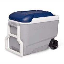 Igloo Maxcold 40 Roller Cool Box - Grey / Blue -Camping Sales Store 4 00034687 h4