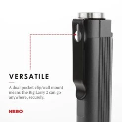 Nebo Big Larry™ 2 -Camping Sales Store 6737 GRAY PocketClip 01 1800x1800 97f94276 d04a 4d74 89b6 cd673f132b5e