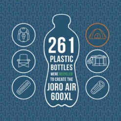 Vango Joro Air 600XL Sentinel Eco Dura Tent -Camping Sales Store Joro Air 600XL Bottle Count small