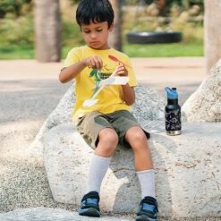 Klean Kanteen Insulated Kid Classic (355ml) - Paper Dinos -Camping Sales Store K12KVCPPS PD boys waterbottle airplane raphics lifestyle cb5b35e7 209a 4684 a4aa 3c3976f20b3e