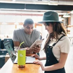 Klean Kanteen Insulated TK Wide With Café Cap 355ml - Brushed Steel -Camping Sales Store K12TKWPCC JP LS coffee working lifestyle 71ae9ae2 8e9b 4bf1 b423 72e6333421d1