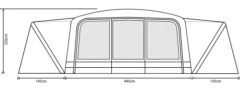 Outdoor Revolution Kalahari PC 9.0 DSE Air Tent 19 Outdoor Revolution Kalahari PC 9.0 DSE Air Tent -Camping Sales Store Kalahari9.0DSE2