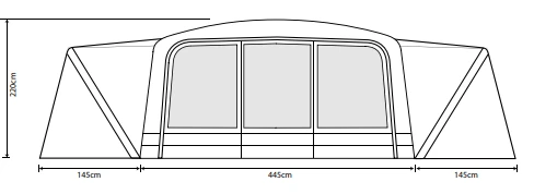 Outdoor Revolution Kalahari PC 9.0 DSE Air Tent 3 Outdoor Revolution Kalahari PC 9.0 DSE Air Tent - Image 3