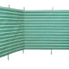 Blue Diamond Traditional 5 Pole Green Stripe Windbreak