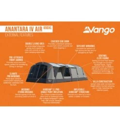 Vango Anantara IV Air 650XL Tent 13 Vango Anantara IV Air 650XL Tent -Camping Sales Store anantara iv air 650xl 3