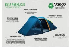 Vango Beta 450XL CLR XL Tent -Camping Sales Store beta 450xl clr