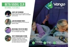 Vango Beta 550XL CLR XL Tent -Camping Sales Store beta 550xl clr 2