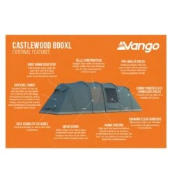 Vango Castlewood 800XL Tent Package -Camping Sales Store castlewood 800xl package 2