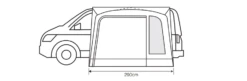 Outdoor Revolution Cayman Cona Air Drive Away Awning 13 Outdoor Revolution Cayman Cona Air Drive Away Awning -Camping Sales Store cayman cona air 3