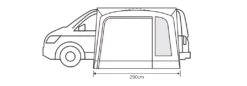 Outdoor Revolution Cayman Cona F/G Drive Away Awning With Free Footprint And Carpet -Camping Sales Store cayman cona fg 3