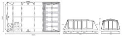 Outdoor Revolution O Zone 6.0XTR Safari Air Tent 7 Outdoor Revolution O Zone 6.0XTR Safari Air Tent -Camping Sales Store floorplan 2 11