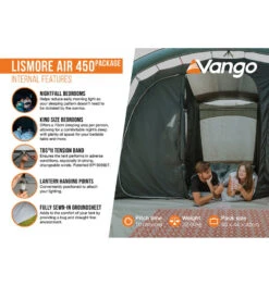 Vango Lismore Air 450 Tent Package -Camping Sales Store lismore air 450 package 4