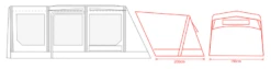 Outdoor Revolution Sleeping Annexe For The Movelite T3E And T4E -Camping Sales Store movelite annex