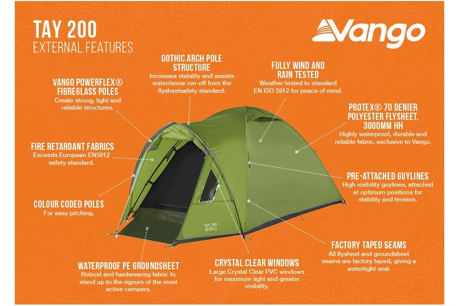 Vango Tay 200 Tent 3 Vango Tay 200 Tent - Image 3